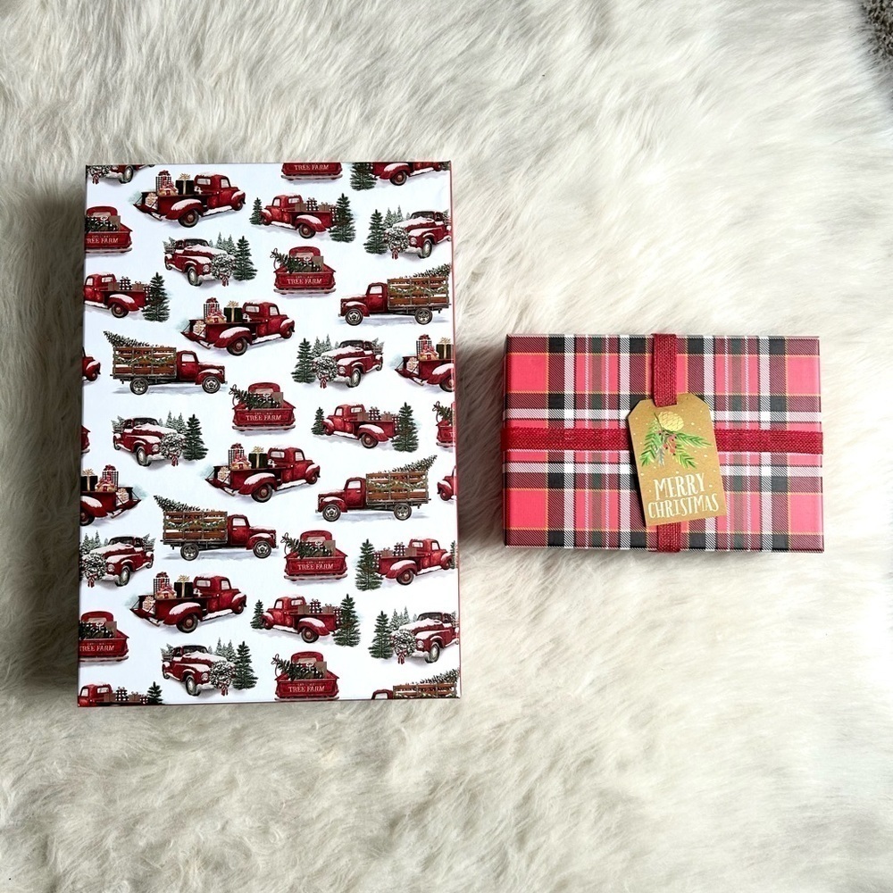 Christmas Gift Boxes (Set of 2)